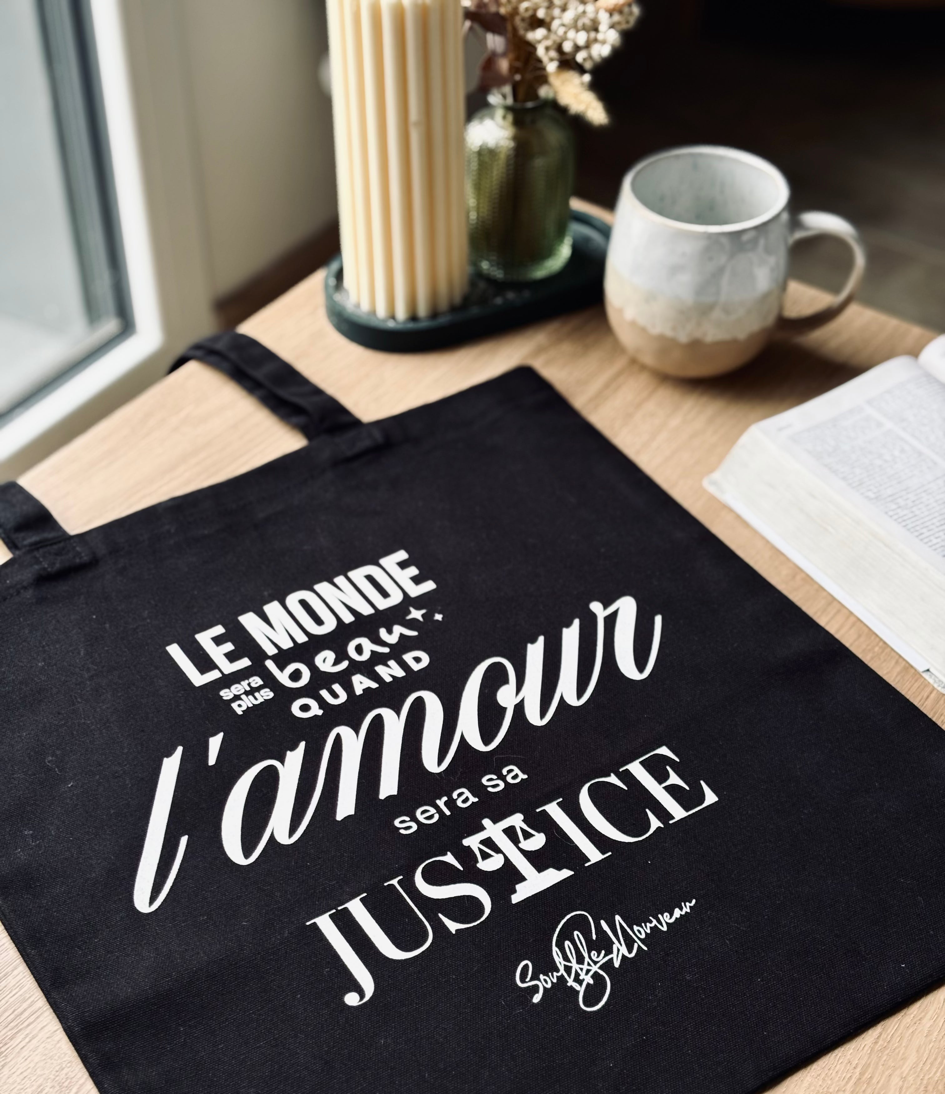 ⚖️ Tote Bag - Souffle Nouveau Scriptur
