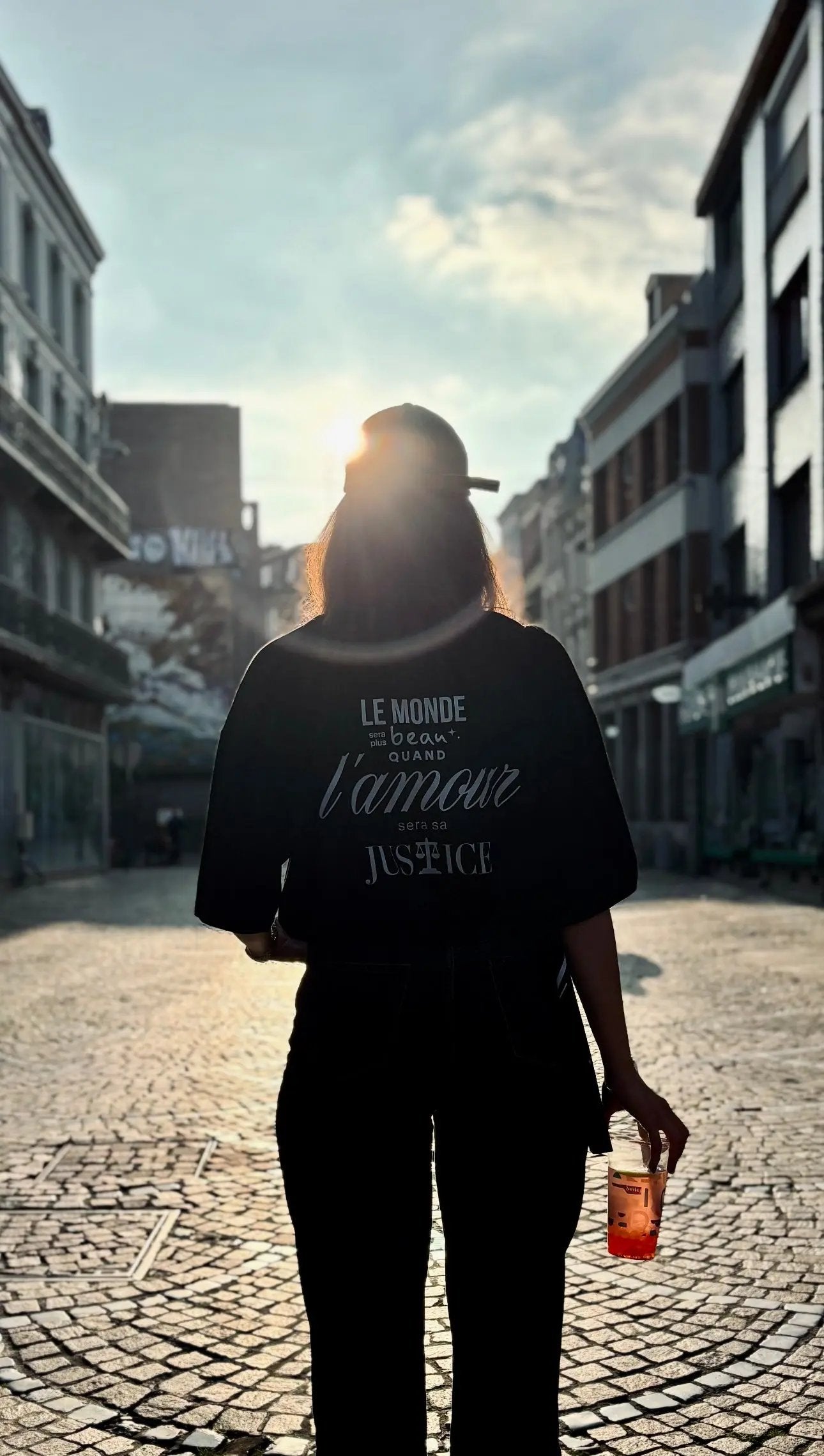 ⚖️ Tee-shirt oversize - Souffle Nouveau Scriptur